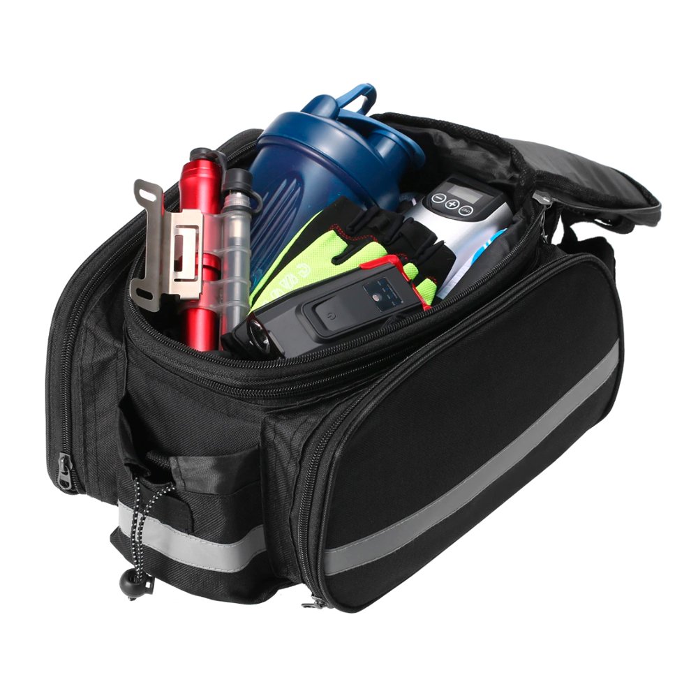 Alforge Impermeável para Bike – 18 Litros com Capa de Chuva Alforge Impermeável para Bike – 18 Litros com Capa de Chuva